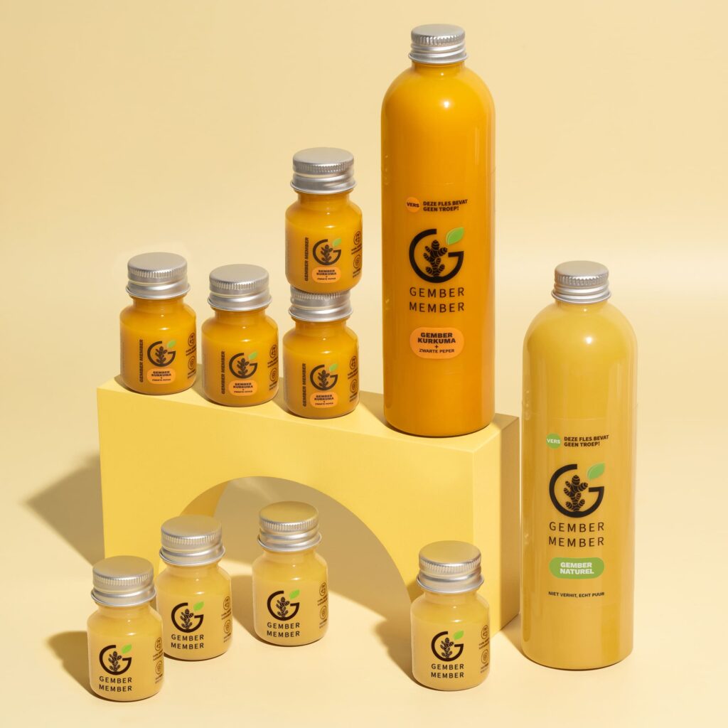 Gember Kurkuma Duo Pack – 32 shots pure kracht